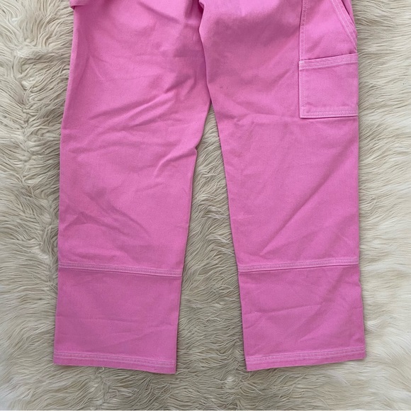 Big Bud Press Carpenter Jeans Bubblegum Pink Non-Stretch Denim Straight Leg - Picture 10 of 14